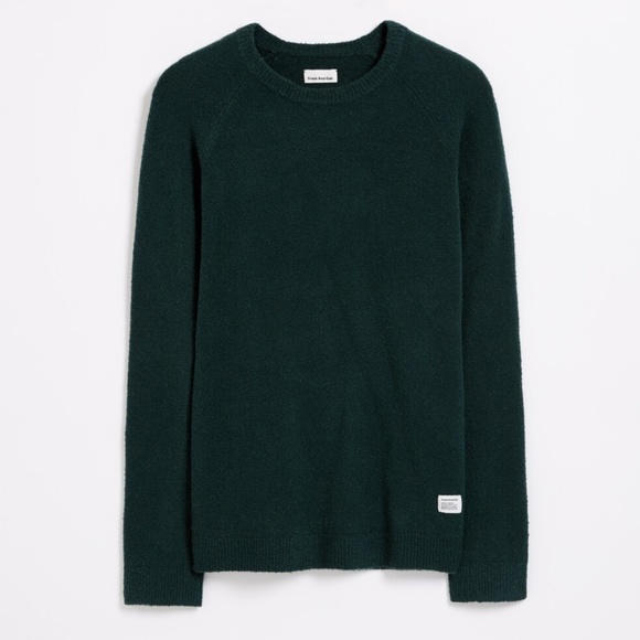 Frank & Oak Dark Green Crewneck Sweater - Picture 3 of 16